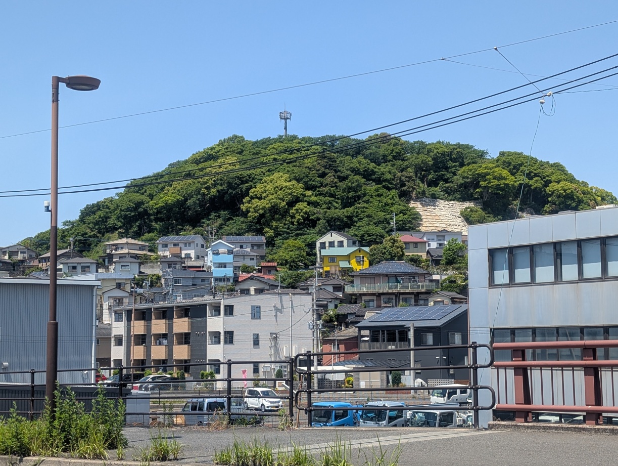 城址遠景