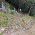 登って行った先　登城口