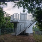北東の郭の展望台