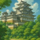 ジブリ風姫路城