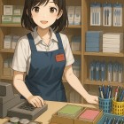 購買部のおねーさん