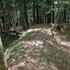 角馬出の土塁