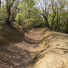 北郭の堀と土塁