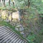 本丸搦手虎口と弓櫓台石垣