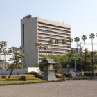 三木廓より現在の天守徳島市役所を見る5/13