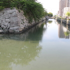 内堀と月見櫓台角より