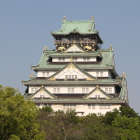 西の丸公園より天守閣をアップ
