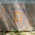 同左の案内板下志知松本古城絵図