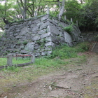 帳櫓台石垣と西二の丸虎口下