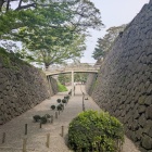 本丸と三の丸の間の堀切