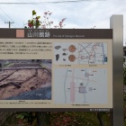 山川館跡の説明板