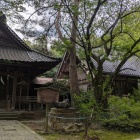 主郭部には豊国神社などが建つ