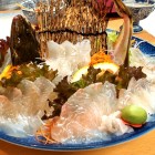 ⑨	平目のお造り