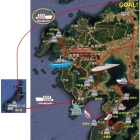 ⑩	今回の旅の経路