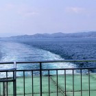④	フェリーの船上にて