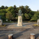 ①明知光秀公像