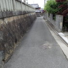 ④堀跡のようです