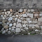 ①外堀石垣跡