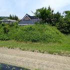 ①土塁と堀