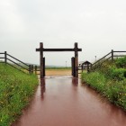 ①冠木門