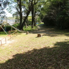 本丸北側の堀跡