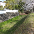 本丸西側の堀