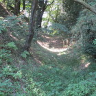 物見台南下から東に回り込む堀