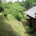 大原聖殿(改心楼跡)背後の城塁