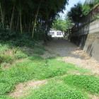 西林寺 西境界、塀沿いは堀だったのか