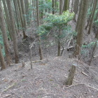 北側の堀切
