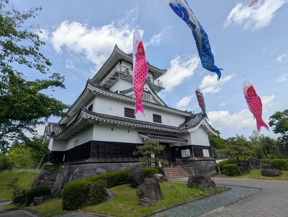 模擬天守はお休み