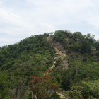 永納山頂上への登城路