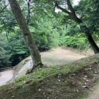 三重櫓へと続く急な坂