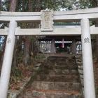 野上八幡山本陣・主郭櫓台の八王子厳島神社