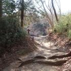 二つの尾根が交わる虎口
