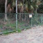 蘆山寺御土居を東側から……うん、わからん