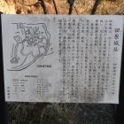 東側登城道の説明板