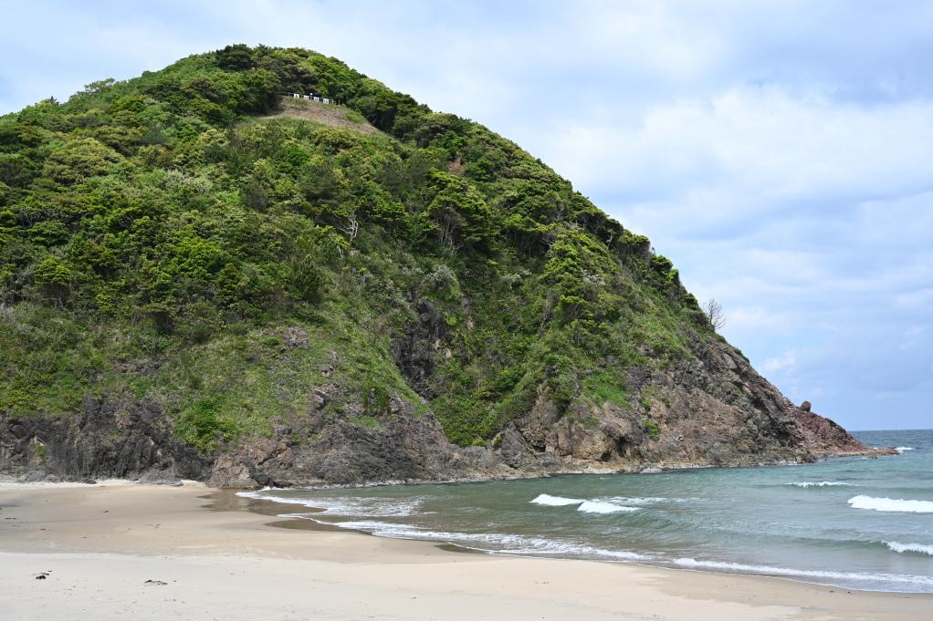 海岸からの遠望