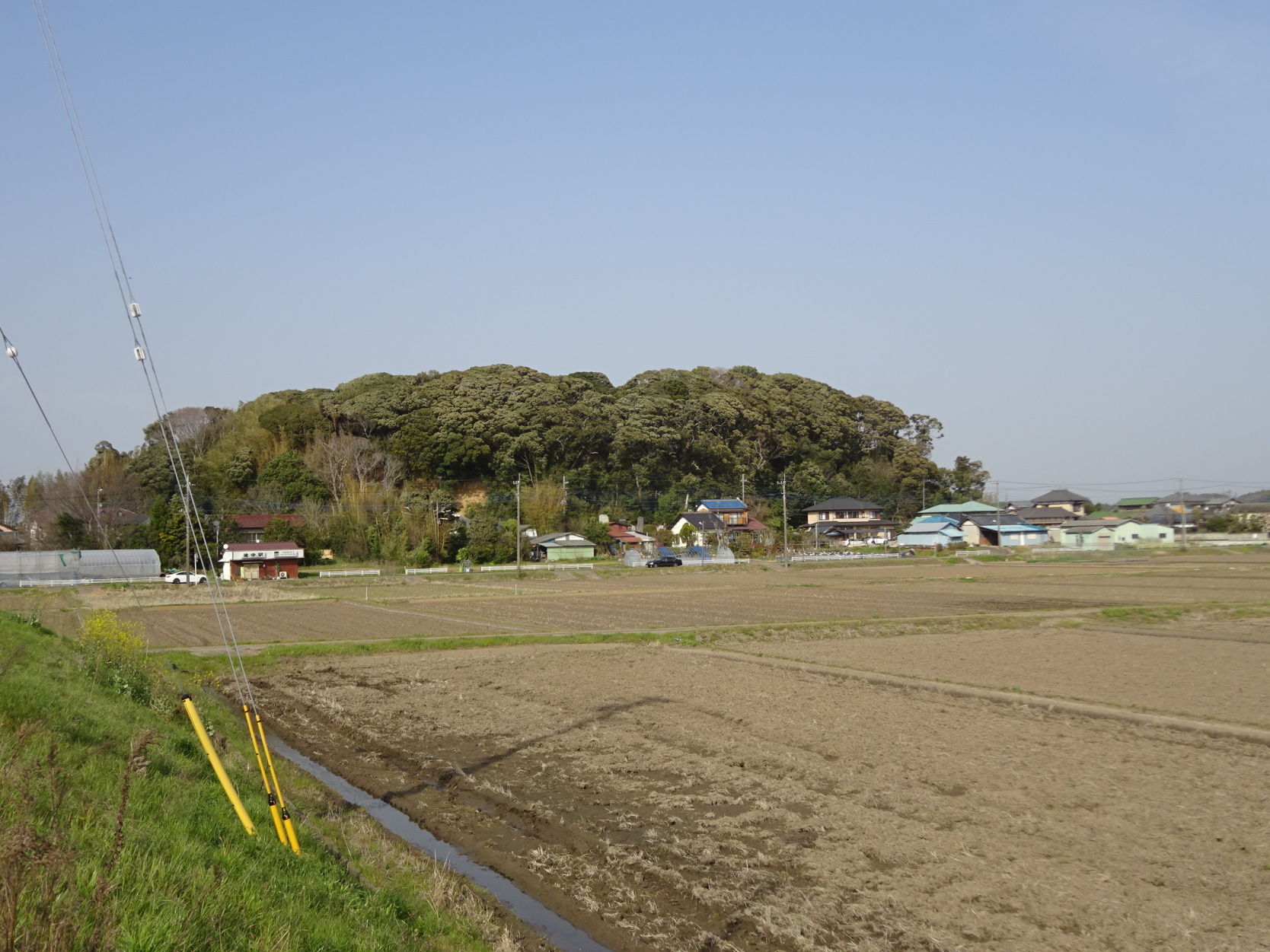長沼城遠景