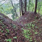 主郭西側の空堀