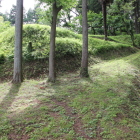 帯曲輪南東角の切岸