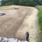 天守台より本丸内部西方向を望む