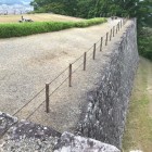 天守台から多門櫓台、西櫓台を望む