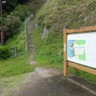 ⑩長浜城跡ﾊﾞｽ停側の登城口