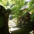 ⑥石垣と小町石