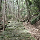 ⑦石畳の登城路下り