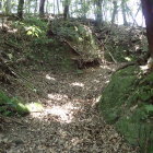 ⑨登城路の切通し