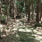 ⑤石畳の登城路下り