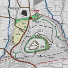 谷戸城跡案内図