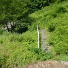 南側からの登城道